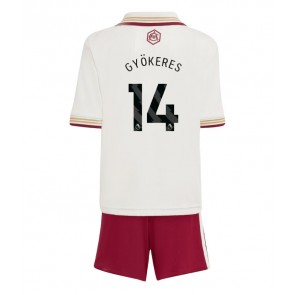 Arsenal Viktor Gyokeres #14 Dětské Alternativní dres komplet 2025-26 Krátký Rukáv (+ trenýrky)